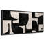 Motif géométrique abstrait géométrique noir et blanc-111696379-100937300