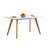Ingowart Beech Solid Wood Base Dining Table-1213316384