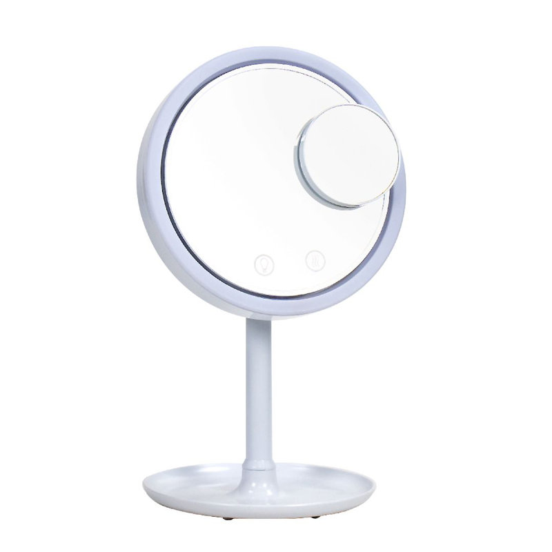 Lilyana Round Floor Mirror