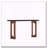 59'' Console Table Long Wood Sofa Table Behind Couch Table