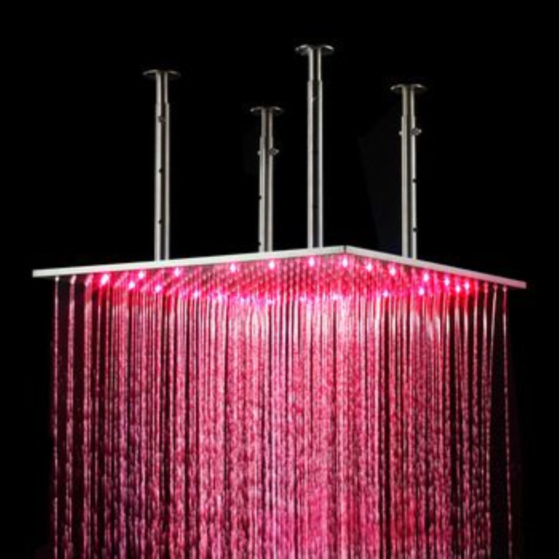 Pomme de douche haute pression avec buses anti-colmatage et modes de jet réglables