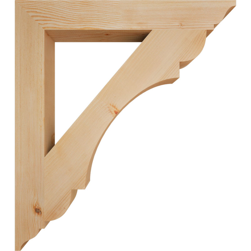 Support olympique traditionnel, H 34 po x l 3,5 po x P 30 po, Douglas (lisse)
