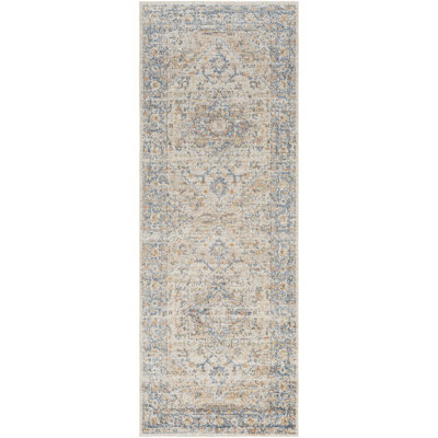 Chris Loves Julia x Loloi Jules Oriental Natural/Ocean Area Rug