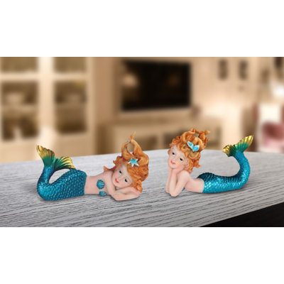 Figurine Dawson-Jack 2 pièces mini sirène 4,5 "cadeaux uniques