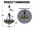 Tiffany-style Stained Glass Chandelier - 2 Hanging Options / Adjustable Length / E26 Socket / Wall Switch Control