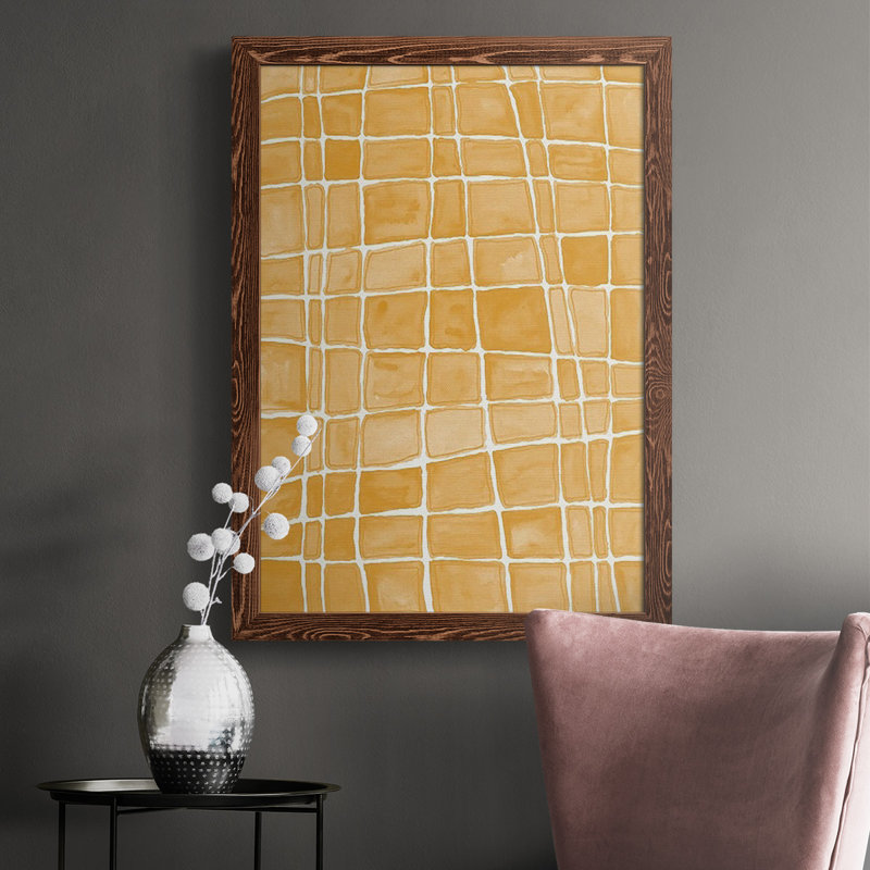 Square Bluff IV, reproduction d'art sur toile, H 43,5 po x l 31,5 po x P 1 po, Cadre érable