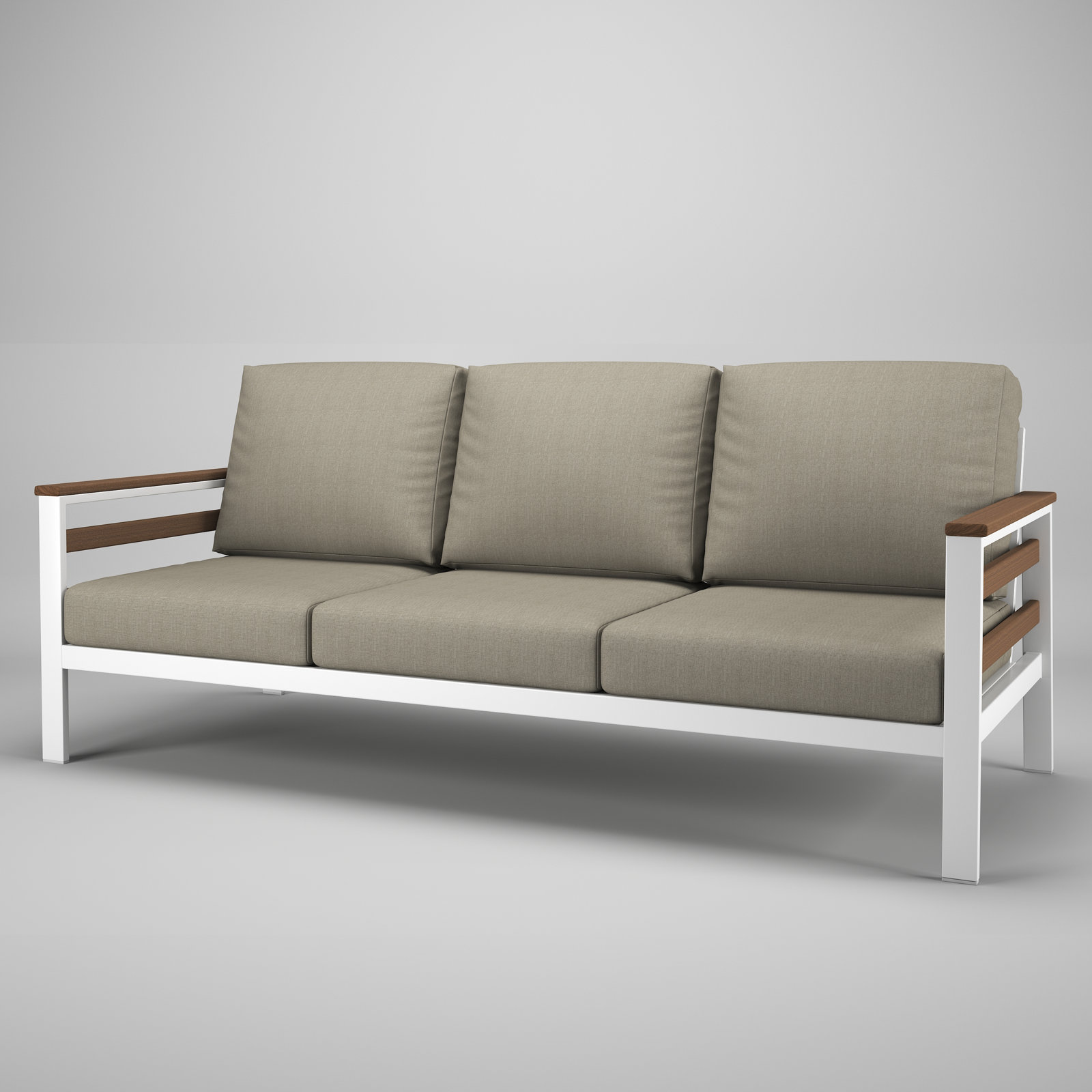 Townsend 80" Sunbrella® Patio Sofa, Spectrum Dove