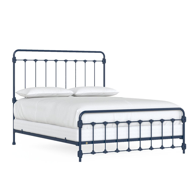 Bed, King, Navy Blue