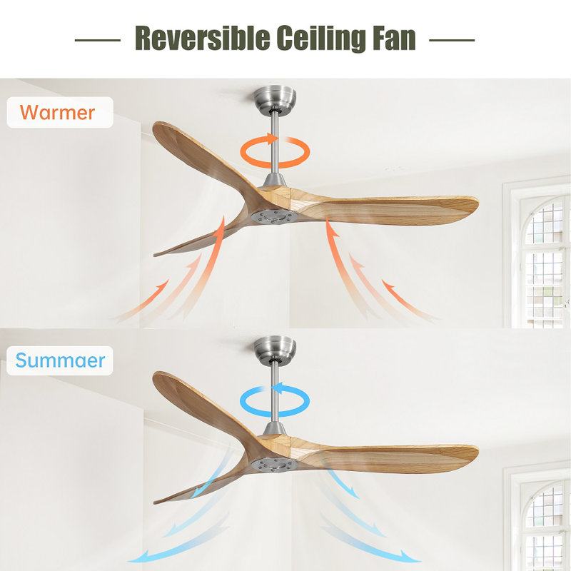 Maclyn Ceiling Fan with Light Kit, Light Brown