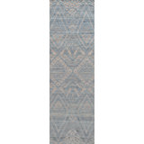 Bariloche Wool Geometric Area Rug in Blue