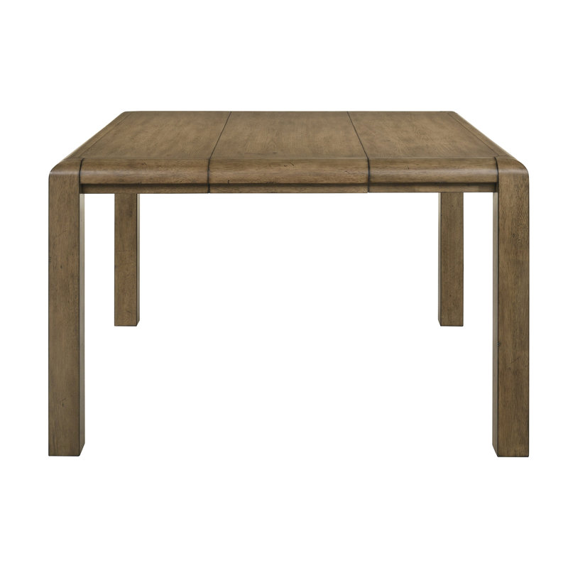 Table à hauteur de comptoir brune / beige Cockrell avec rallonge de 18 po