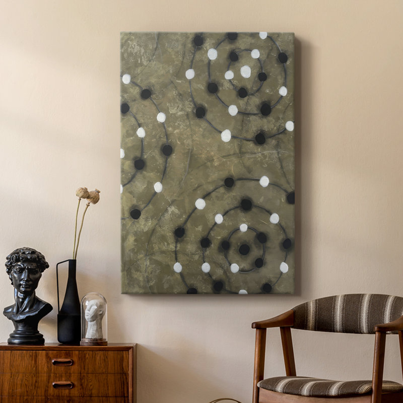 Quantum Relationship II -Custom Wrapped Gallery Cavas, 27" H x 18" W