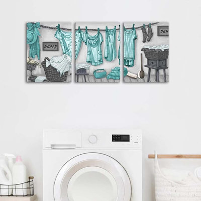 3 Piece Wrapped Canvas Wall Art