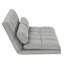 Canapé-lit à 3 volets, matelas pliant avec 2 coussins, rembourrage en mousse haute densité, tissu en polyester-1794517941
