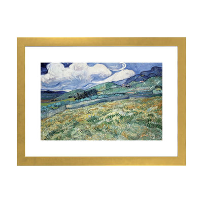 " Landscape At Saint-Remy " by Vincent Van Gogh