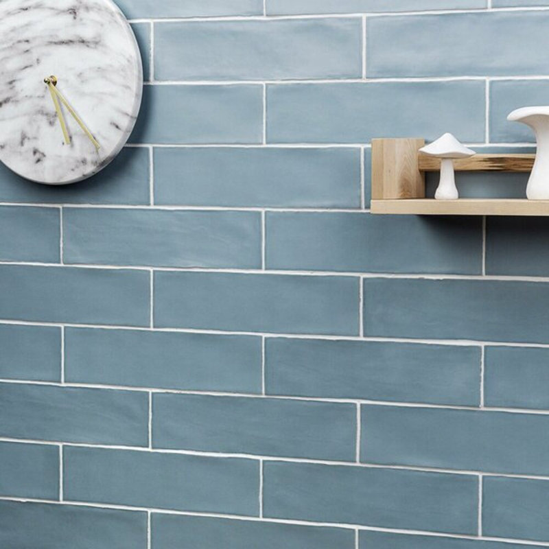 Bayou 3x12 Matte Ceramic Subway Tile, Sky