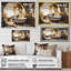 Salle de bain Golden Luxe I - Art mural de salle de bain-91459664-91459675
