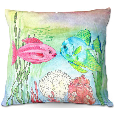 Animal Print Reversible Throw Pillow