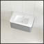 Meuble-lavabo mural gris de 30 pouces avec lavabo intégré en céramique blanche, conception compacte et durable-1996291594-1996291598