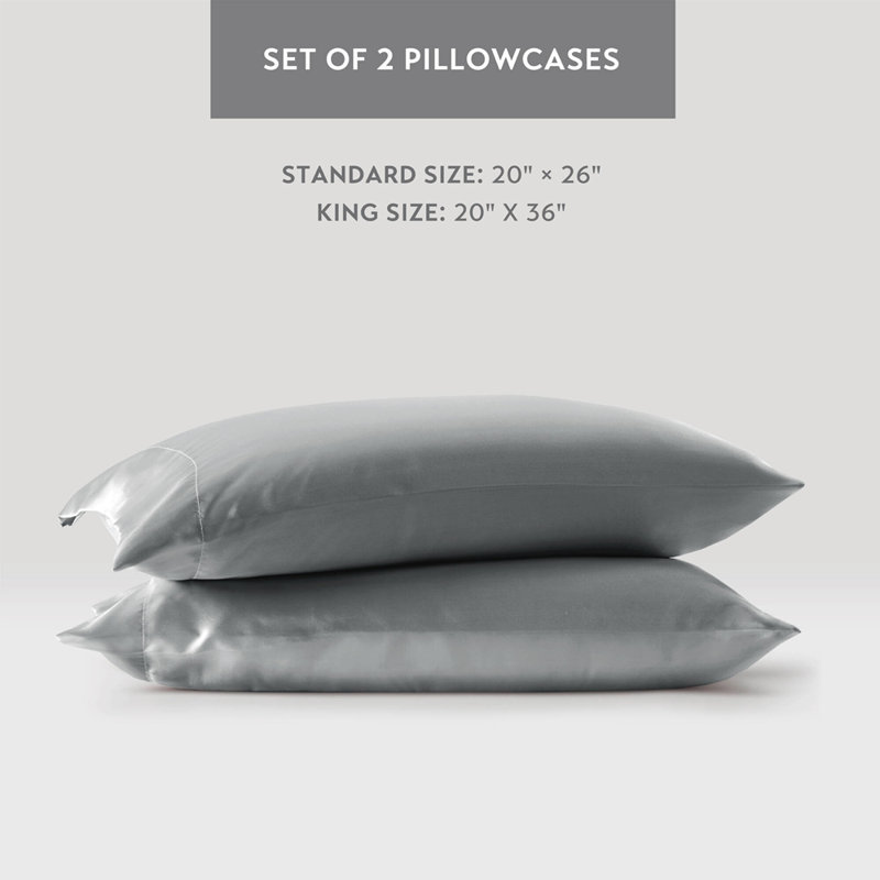 Ensemble de draps 4 pièces, Gris