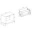 Petit banc à chaussures moderne blanc antique pour le vestibule, tiroir de chambre à coucher rabattable, tablette ajustable, rangement spacieux, peu encombrant, banc confortable, style, armoire d'entrée ventilée à 3 niveaux