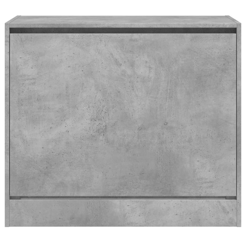 9 Pair Shoe Storage Cabinet, Concrete Grey