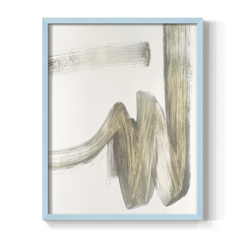 «Dear Swoop II», reproduction encadrée - bois massif, H 30 po x l 24 po, Cadre bleu