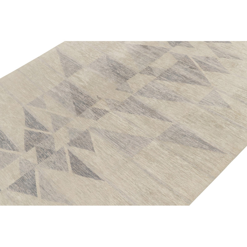 Scandinavian Handmade Wool Area Rug