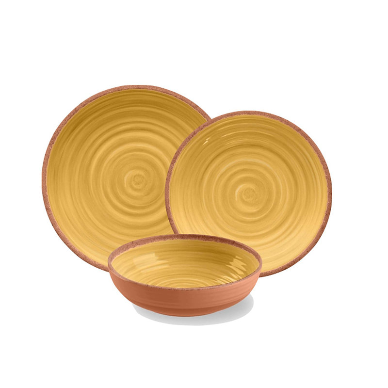 Summerdale 22cm Melamine Salad Plate, Yellow