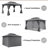 Lausaint Home 10'x13' Steel Patio Gazebo-103591279