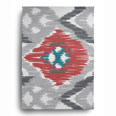 Chenille Ikat Indoor Rug