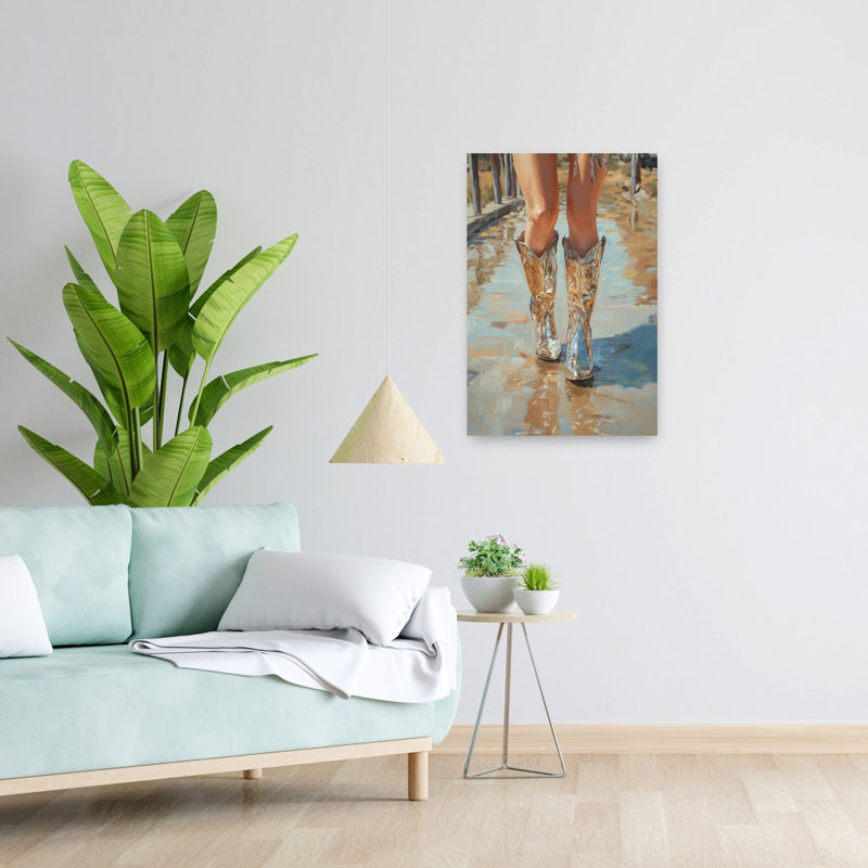 Art contemporain Art contemporain, H 24 po x l 16 po