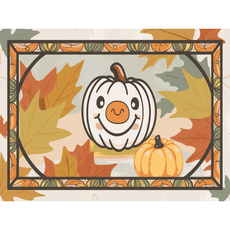 Tapis de vacances d'Halloween The Holiday Aisle®, Rectangulaire 3 pi x 5 pi