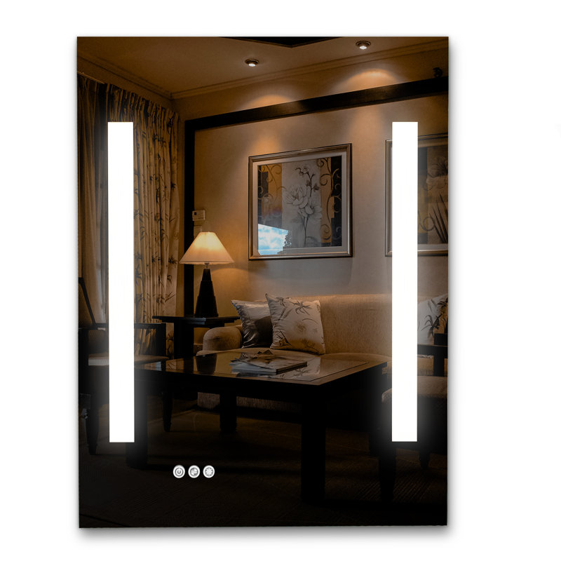 Ayo Solid Wood Flat Wall Mirror