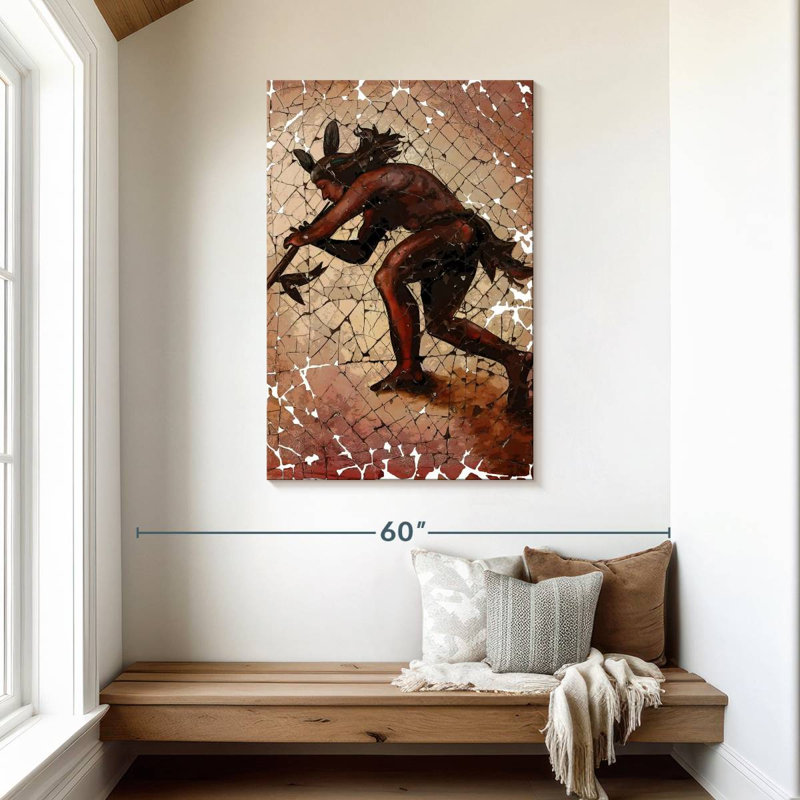 Kokopelli Flute Player, 45" H x 30" W