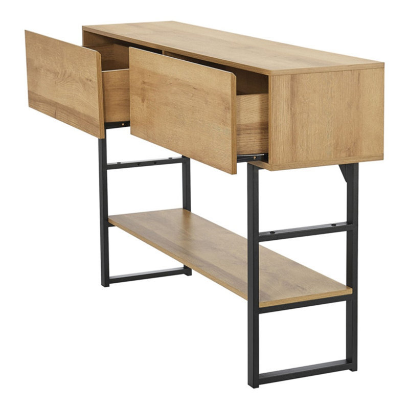Console Burlywood, H 29,53 po x L 39,37 po x l 11,81 po