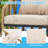  3 Piece Patio Rattan Bistro Set, Outdoor All Weather Wicker Furniture Chairs With Table And Soft Cushions, Modern Conversation Set Ideal For Balcony, Garden And Poolside-2004759890