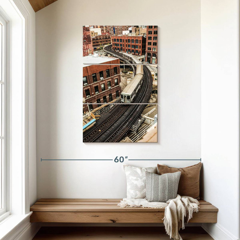 Sireci Chicago Train, 45" H x 28" W