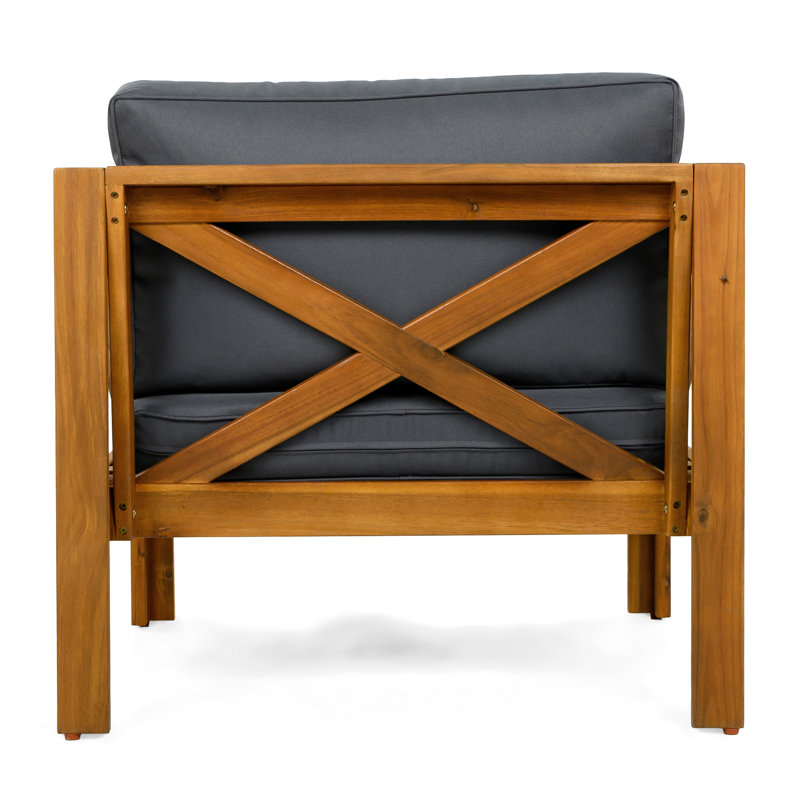 Ensemble de conversation pour patio, Gris foncé
