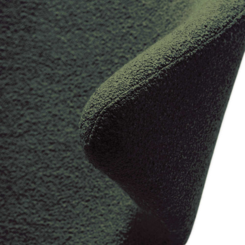 Ella Lounge Chair / Swivel, Moss, Black
