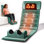 Tapis de massage complet pour le corps avec chaleur, coussin de massage détachable, soulagement de la douleur des tissus profonds, 10 moteurs vibrants et 9 réglages de vitesse pour se détendre à la maison ou au bureau