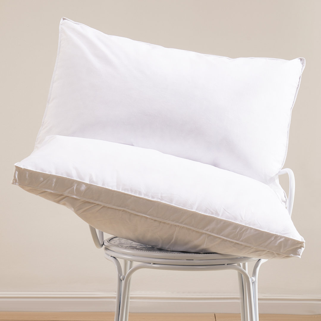 Goose Feather Piece Standing Pillow (set Of 2) Alwyn Home 