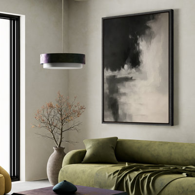 Framed Canvas Wall Art, Vintage Abstract Wall Canvas Prints