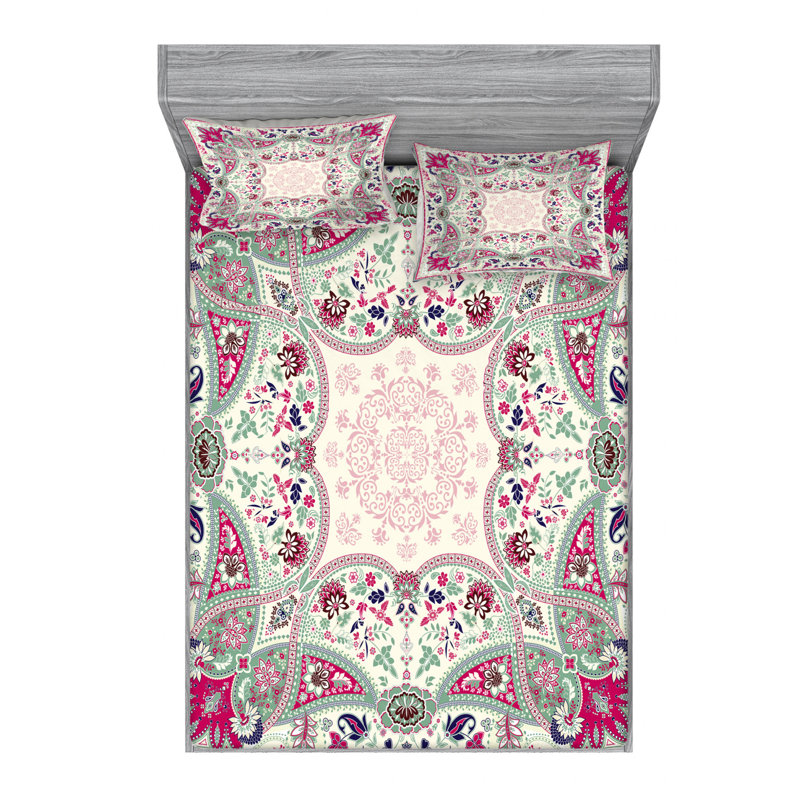 Microfiber Sheet Set, Queen Sheet Set with Fitted Sheet