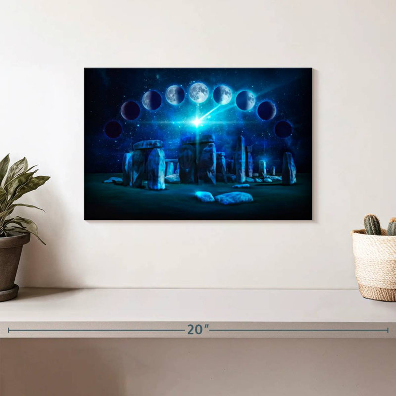 Phases de lune Kavia Stonehenge, H 8 po x l 12 po