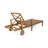 Bevelyn Outdoor Teak Wood Chaise Lounge