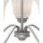 Kim 5-Light Indoor Nickel Hanging Chandelier with Alabaster Glass Bell Shades-24080773