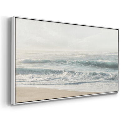 Gentle Waves- Framed Gallery Wrapped Canvas -Ready to Hang