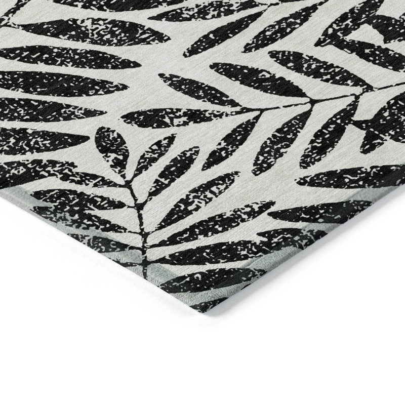 Tapis intérieur / extérieur mâle avec envers antidérapant, Rectangle 5 pi x 7 pi 6 po