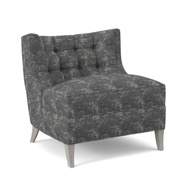 Social Sunbrella® Boucle Tufted Chair, Filigree Ivory, Bisque